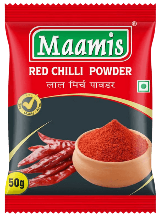Maamis red chilli powder pack