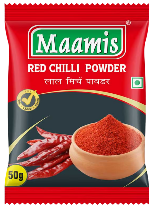 Maamis red chilli powder pack